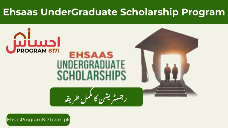 Ehsaas UnderGraduate Scholarship program