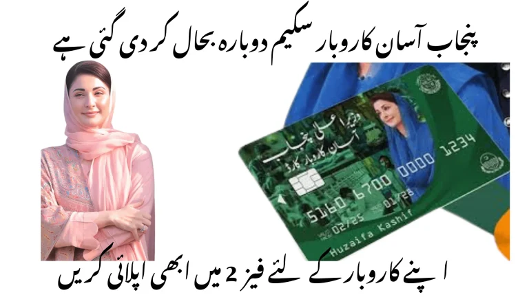CM Punjab Asaan Karobar Finance Scheme Phase 2